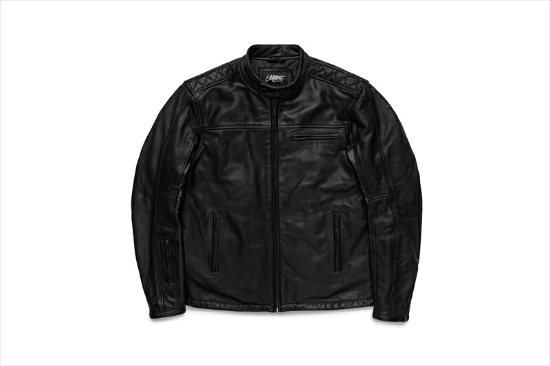バイクパーツMOTONE CUSTOMS(モートーン) レザージャケット REVOLVER フルグレイン牛皮 ブラック XLMSW-01-XL4550646491190｜バイク・バイク用品はとやグループ