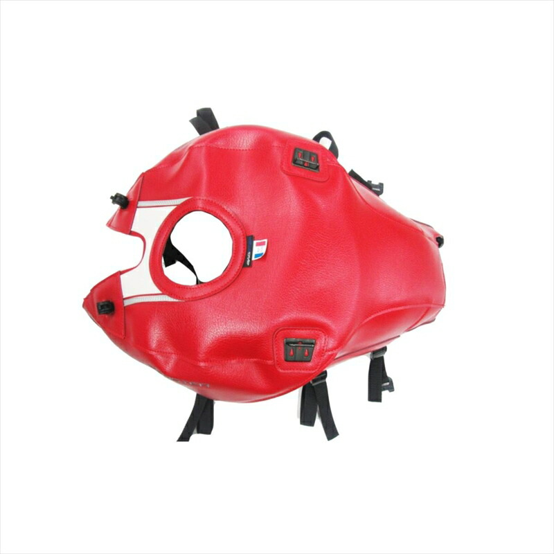 バイクパーツ BAGSTER(バグスター) タンクカバー レッド/ホワイト/シルバー 1666E 4550255661519 MONSTER 797/821/1200/1200S 14-21