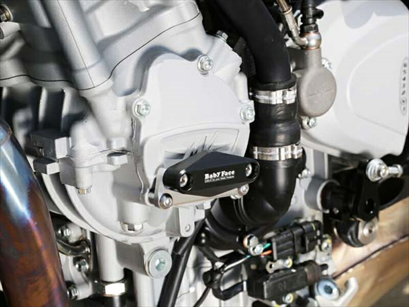 バイク用品 外装BABYFACE ベビーフェイス エンジンスライダー左 BLK ブルターレ1090 10-006-SM002b 4589981471956｜バイク・バイク用品はとやグループ