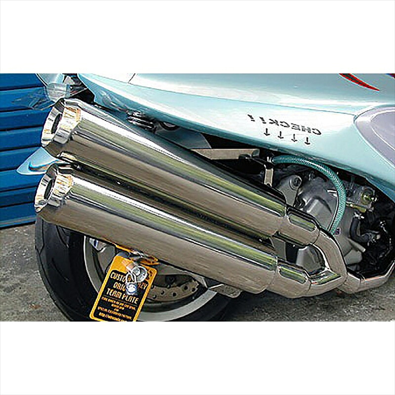 バイクパーツ マフラー ウイルズウィン スタイリッシュツインマフラー/ジェット 112-14-04 4547424867339 MAJESTY250(5GM/SJ)