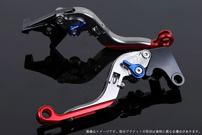 【5日前後で発送】 バイク用品 ハンドルエスエスケイ スピードラ アジャストレバー 可倒延長式 チタン/ブルー/レッド ZEPHYR750/RS W800KA0405825-BERD 4589995558445取寄品|バイク・バイク用品はとやグループ