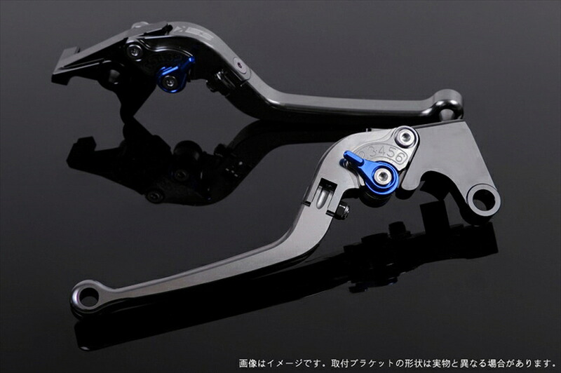 バイク用品 ハンドル エスエスケイ スピードラ アジャストレバー スタンダード可倒式 チタン/ブルー R1200GS 13-18/アドベンチャー 14-18 R NINE T 14-16 BM0406344-BE 4589995378159 取寄品