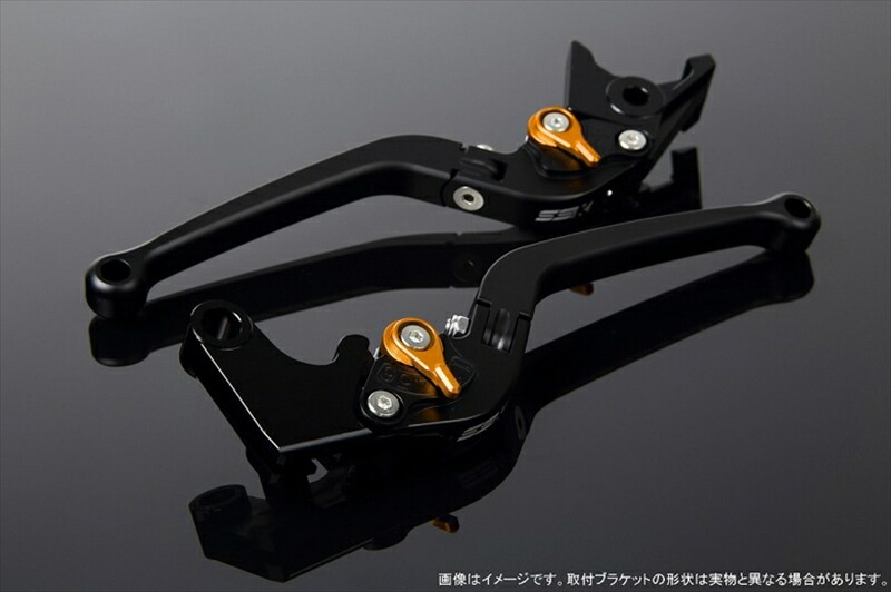 【5日前後で発送】 ハンドル アジャストレバー スタンダード可倒式 Mブラック/Mゴールド GSX1300R隼 08-18 LVAM054BK-GD 4589995092543 取寄品