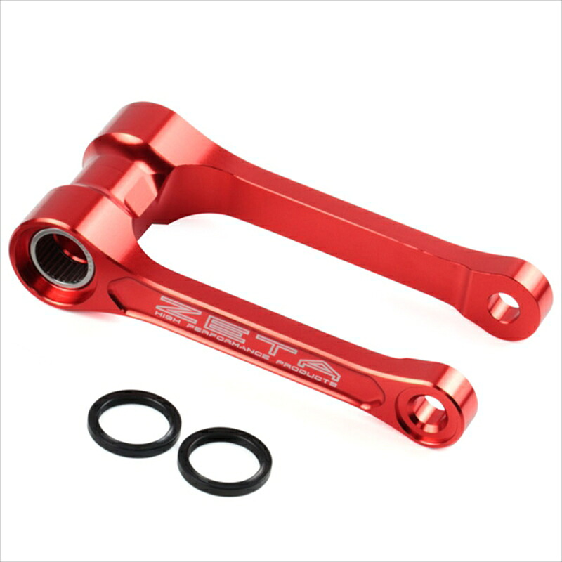 バイクパーツ ZETA(ジータ) ロワーリングリンク RED F4124 4547836264009
