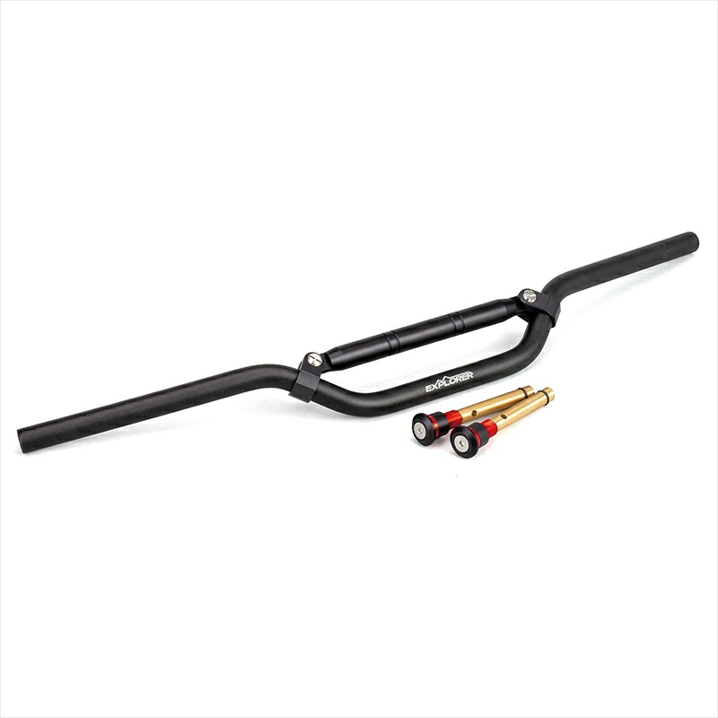 バイクパーツ ハンドル ZETA(ジータ) エクスプローラー バー BLK F4409 4547836369667