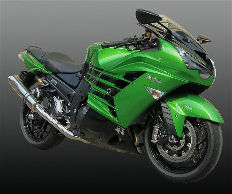 マフラー ZEEX S/Oワンテール ポリッシュチタン φ100X450 ZX-14R T23-K031-0417 4548664933549 取寄品