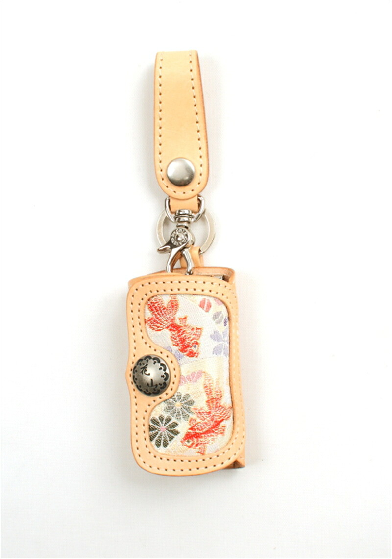 アクセサリー キーケース 金魚 タン K-6K 4548916230204 取寄品