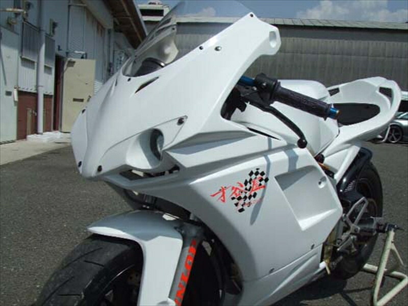 バイクパーツSAITANIYA FACTORY(サイタニヤファクトリー) 1098typeハーフカウル/白ゲル/クリア3HN5HC1098WSC14548916295371｜バイク・バイク用品はとやグループ