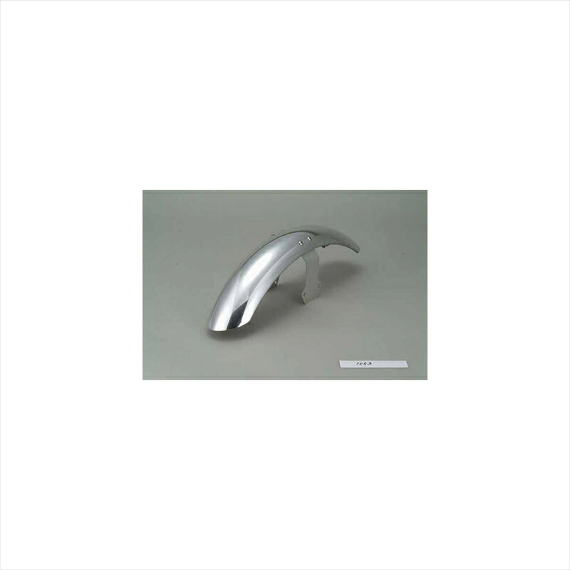 バイクパーツ 外装ダブルエム フロントフェンダー ショート アルミ WM-1053-00 4549950246138SR400/500｜バイク・バイク用品はとやグループ