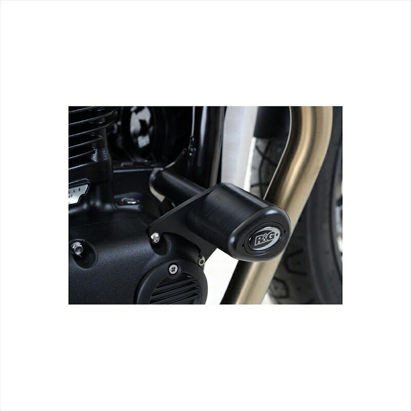 バイクパーツ 外装アールアンドジー エアロクラッシュプロテクター BLKRG-CP0407BL 4573382053927TRIUMPH Thruxton1200/R 16-・STREET TWIN 16-18|バイク・バイク用品はとやグループ
