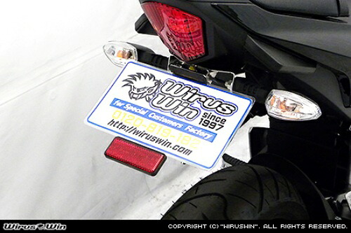 バイクパーツ 外装 ウイルズウィン フェンダーレスキット 1859-01-01 4549950568674 GSX250R用 2BK-DN11A