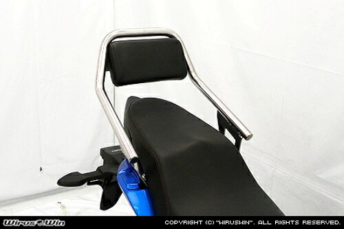 バイクパーツ 外装 ウイルズウィン バックレスト付タンデムバー 1823-04-01 4549950622673 ジクサー 2BK-NG4BG