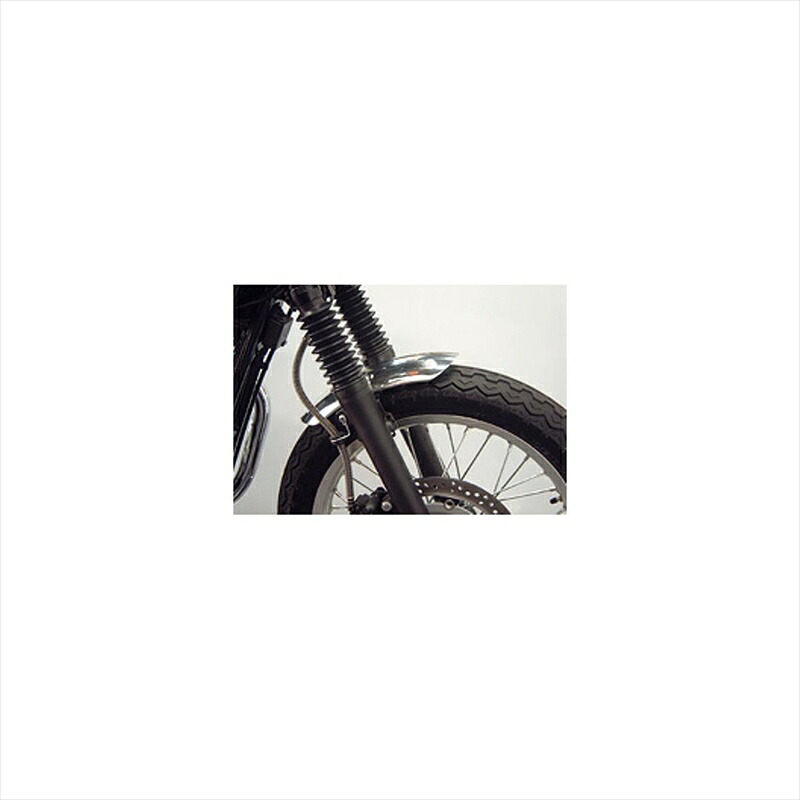 バイクパーツ 外装 ダブルエム ベリーショートアルミフロントフェンダー WM-4055-00 4550255017293 W400/650