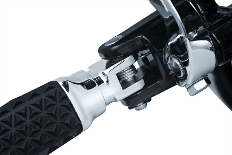 バイクパーツ KURYAKYN クリアキン スプライン ペグ アダプター CHR Softail 18-21 T14-KUR8945 4550255073800