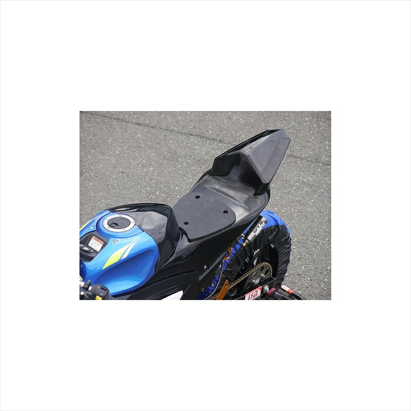 バイクパーツ 外装 サイタニヤファクトリー シングルシート/レース/黒ゲル/ ES9GX12SSR-B2 4550255308339 バフ済み/裏板ビス留 GSX-R125