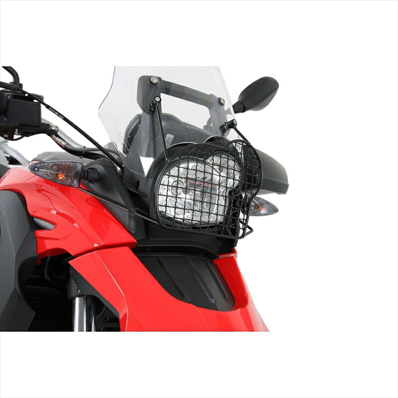 バイクパーツHEPCO&BECKER(ヘプコアンドベッカー) ヘッドライトガード ブラック 700660 00 014550255637644G650GS 11-16/Sertao 12-16｜バイク・バイク用品はとやグループ