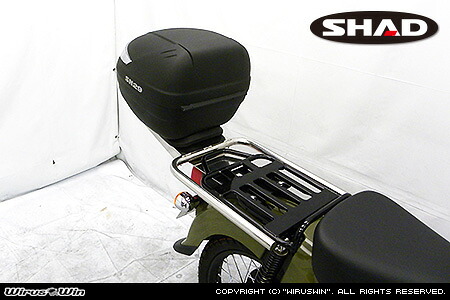 バイクパーツ ウイルズウィン WirusWin SHAD製リアBOX付Wリアキャリア クロスカブ110 2BJ-JA45 2043-17-04 4550255205881