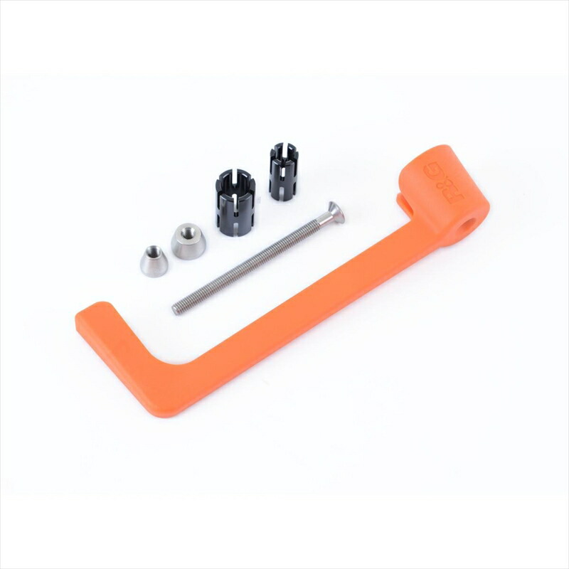 バイクパーツ ハンドル アールアンドジー モールド レバーガード オレンジ RG-MLG0041OR 4573382099925 Tracer7/GT 21-