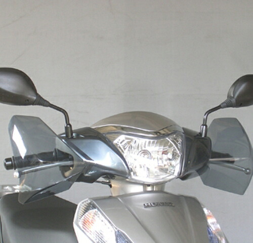 バイク用品 外装 AF-ASAHI アサヒフウボウ/旭風防 LE-11 ナックルバイザー リード125 LE-11 4560122612759