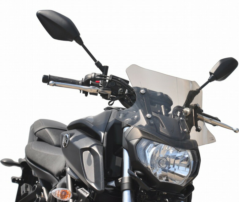 バイク用品 外装 AF-ASAHI アサヒフウボウ/旭風防 メーターバイザー ブラウンスモーク MT-07 2BL-RM19J MT-07 4560122613633