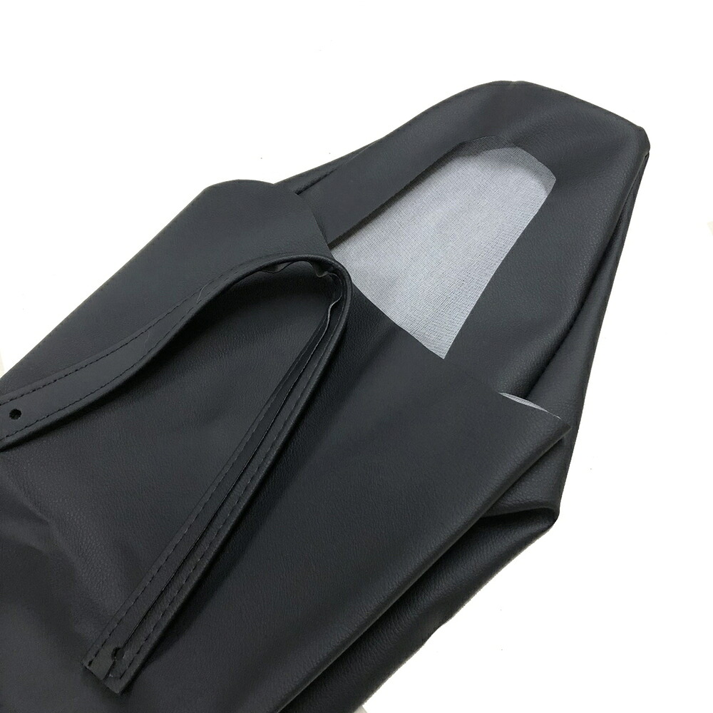 バイク セロー225(3RW/1KH) シートカバー 黒 張替え 純正シート補修用