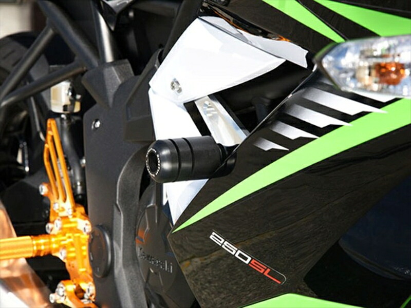 バイク用品 外装 BABYFACE ベビーフェイス フレームスライダー BLK Ninja250SL 15-16 006-SK024 4589981472700 16,189円