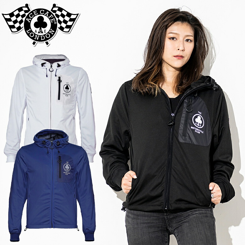 バイクジャケットACE CAFE LONDON(エースカフェロンドン)スーパーライトメッシュジャケット SS2301JJプロテクター付き 春夏取寄品｜バイク・バイク用品はとやグループ