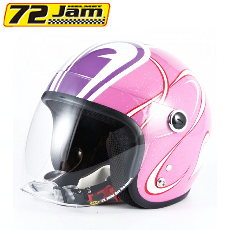 バイクパーツ ヘルメット72JAM(ナナニージャム) SP TADAO JET レディース SPL-014562286790670|バイク・バイク用品はとやグループ