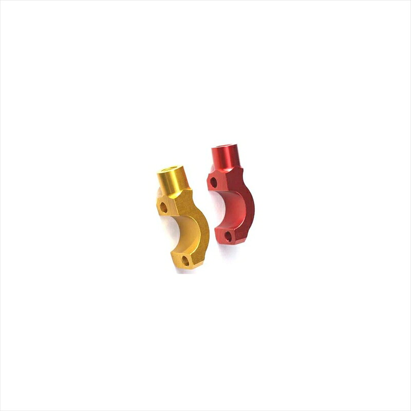 バイクパーツBERINGER(ベルリンガー) ミラーホルダー ブレーキ側 M10 正ネジ レッド MDC6H-R454756776579025.4mmハンドル用｜バイク・バイク用品はとやグループ