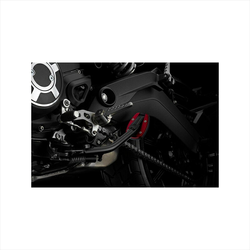 バイクパーツ BIKERS(バイカーズ) サイドスタンドフラットフット レッド D0034-RED 4548916773886 DUCATI Scrambler 15-17