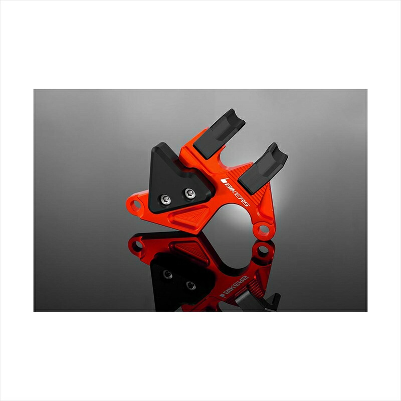 バイクパーツ BIKERS(バイカーズ) リアキャリパーガード オレンジ K0127-ORG 4548916440399 Z125 PRO 16-22 KSR110/KSR PRO 14