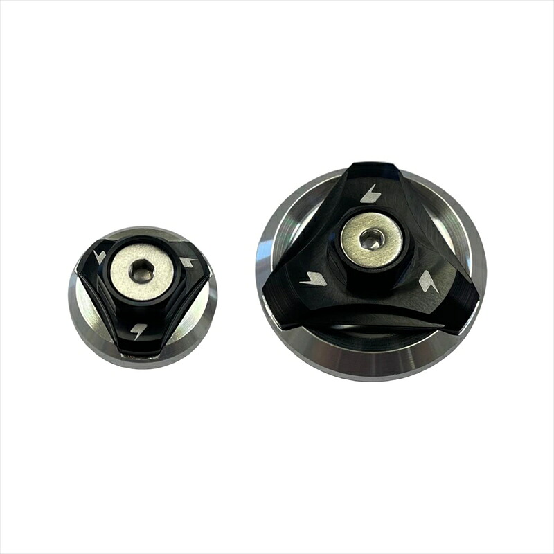 バイクパーツ BIKERS(バイカーズ) エンジンプラグ 2個 ブラック K0145-BLK 4548916441549 Z125 PRO 16-22 KSR PRO 14