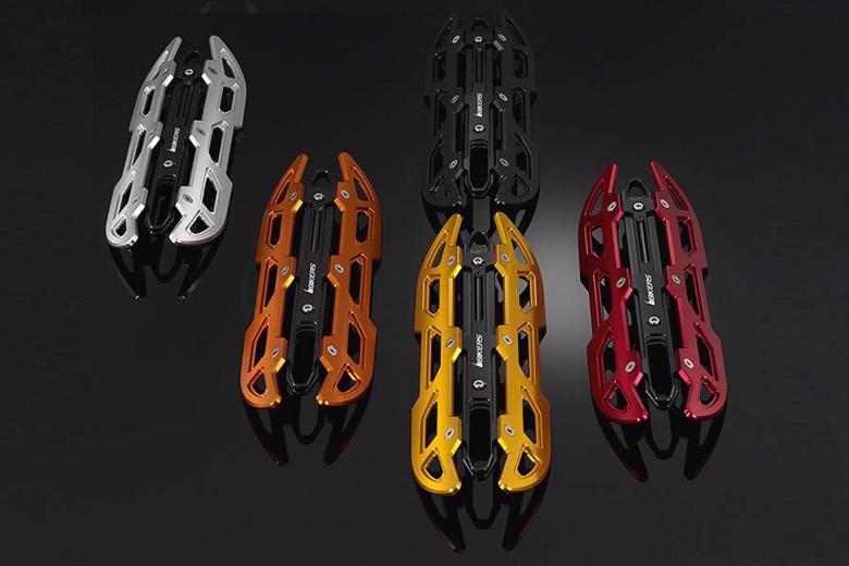 バイクパーツ BIKERS(バイカーズ) マフラーガード レッド H0352-RED 4549950528449