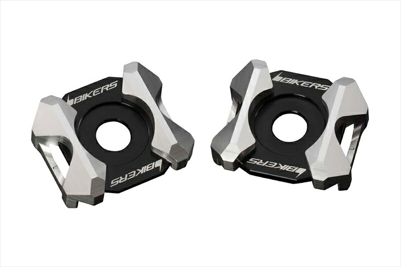 バイクパーツBIKERS(バイカーズ) チェーンアジャスタープレート シルバーK0206-SLV4548916427680｜バイク・バイク用品はとやグループ