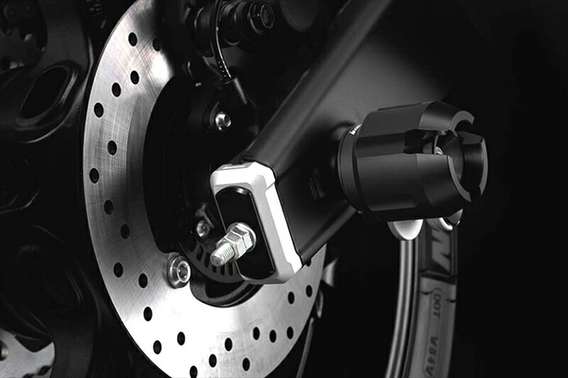 バイクパーツ BIKERS(バイカーズ) リア アクスルスライダー ブラック Y0178-BLK 4548916535125