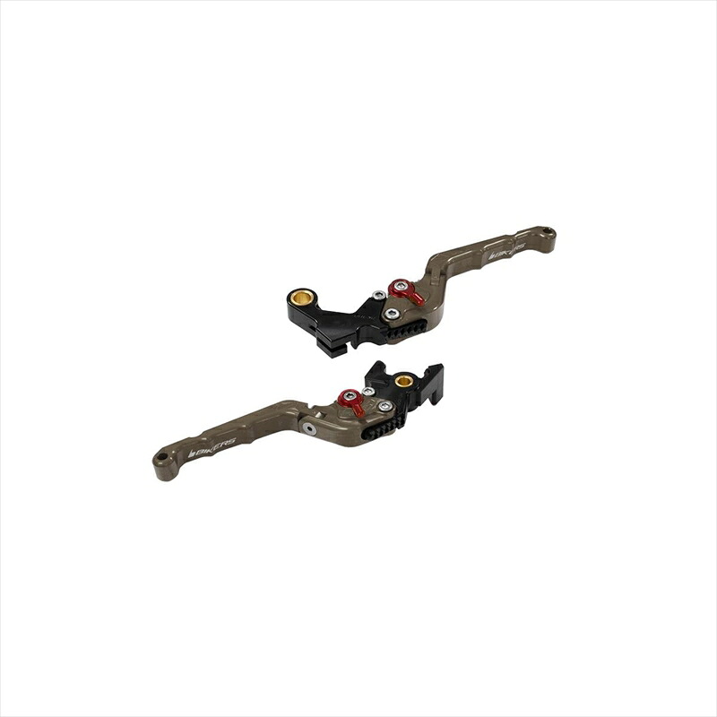 バイクパーツBIKERS(バイカーズ) レバーセット 可倒式 カーブタイプ チタン H1035-TIN4550255633301CBR650R/CB650R 19-24｜バイク・バイク用品はとやグループ