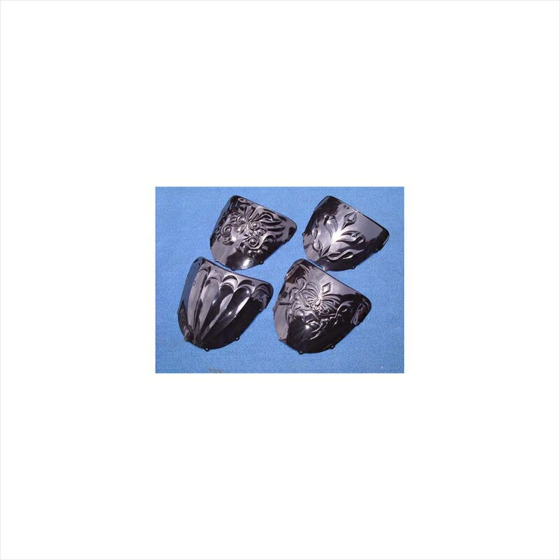 バイクパーツ 外装 プレジャー アーマードレリーフ BLKゲル TYPE2 PK30202 4547424231390 ZZR1100(D)