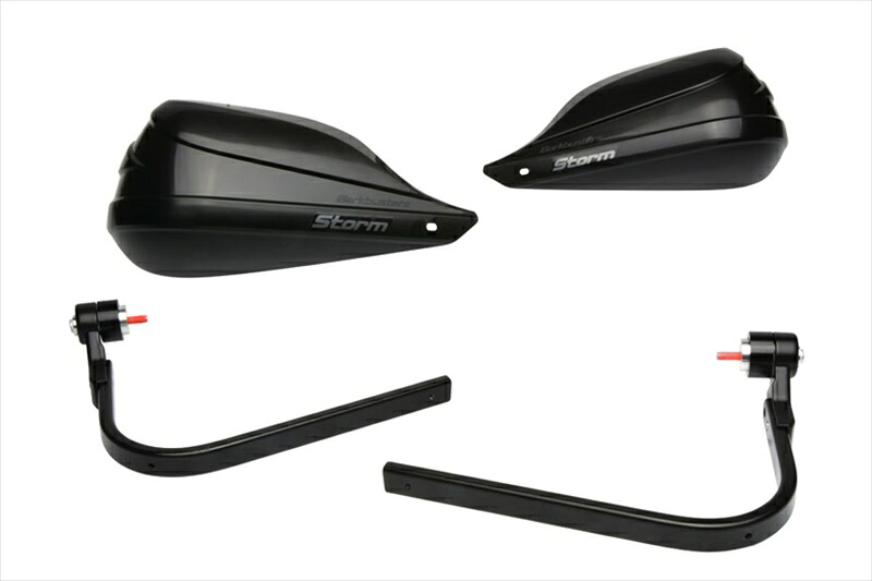 バイク用品 ハンドル BARKBUSTERS バークバスターズ STORM ハンドガード threaded BLACK STM-007-01-BK 4573382086703 取寄品