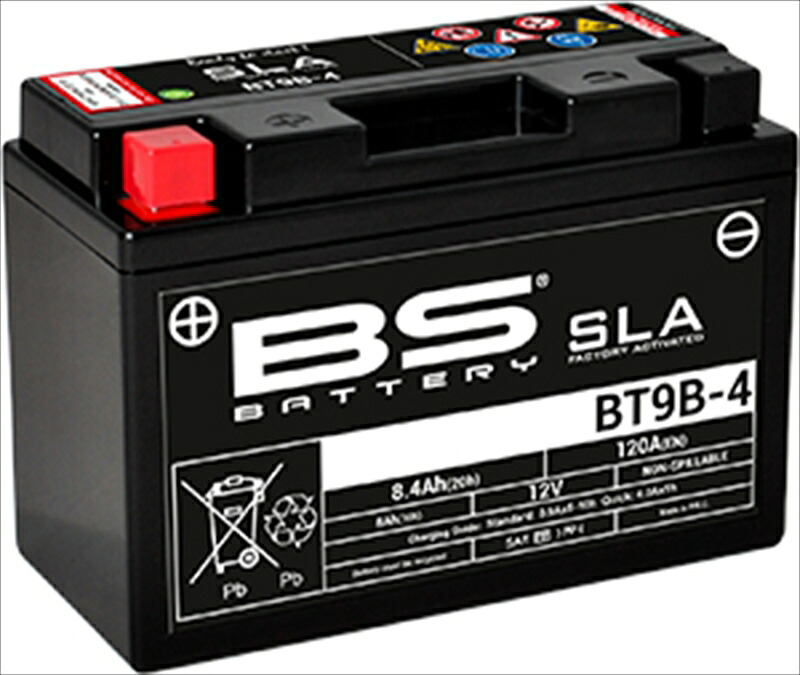 バイクパーツ BS-BATTERY(ビーエスバッテリー) バッテリー BT9B-4 3661451001427