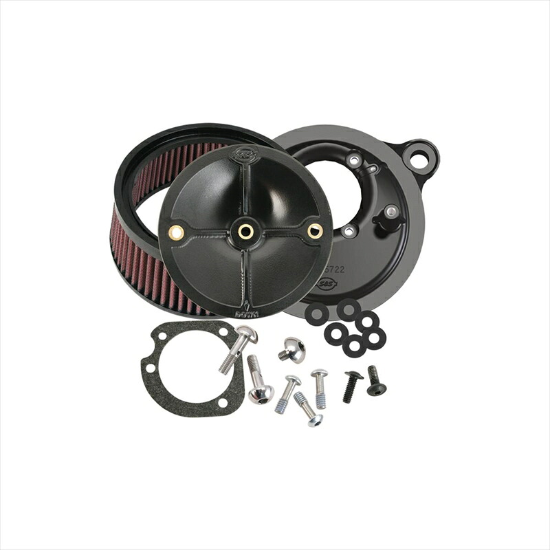バイクパーツ エスアンドエスサイクル S＆S ステルス エアクリーナーキット カバーナシ スポーツスター 07-22 170-0302E 4550255442101