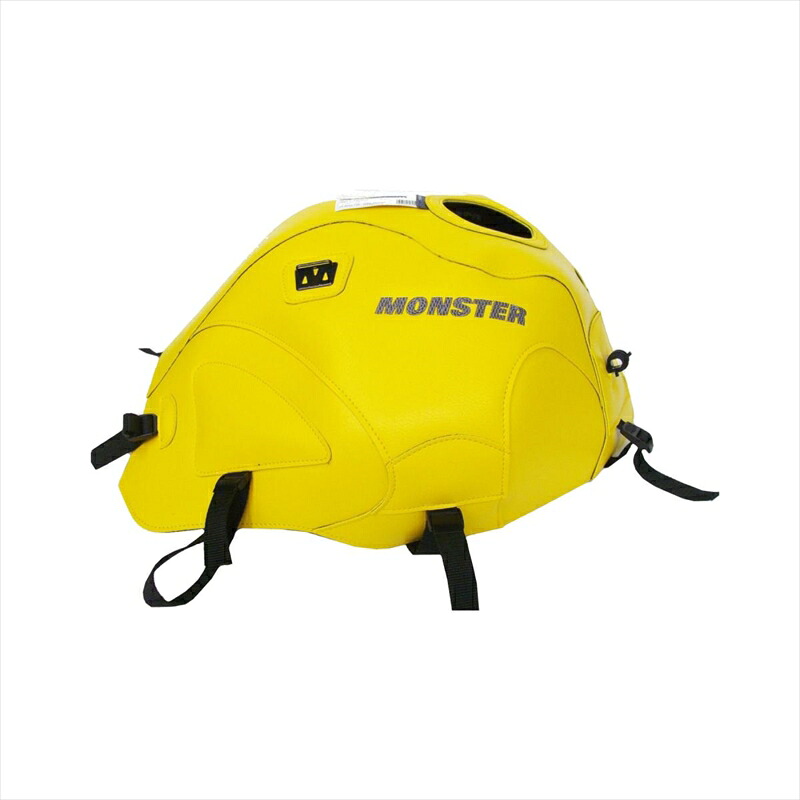 バイクパーツ バグスター タンクカバー サルファーイエロー1405H 4547424588616MONSTER400/600/750/900/1000 S4/S2R/S4R 00-08｜バイク・バイク用品はとやグループ