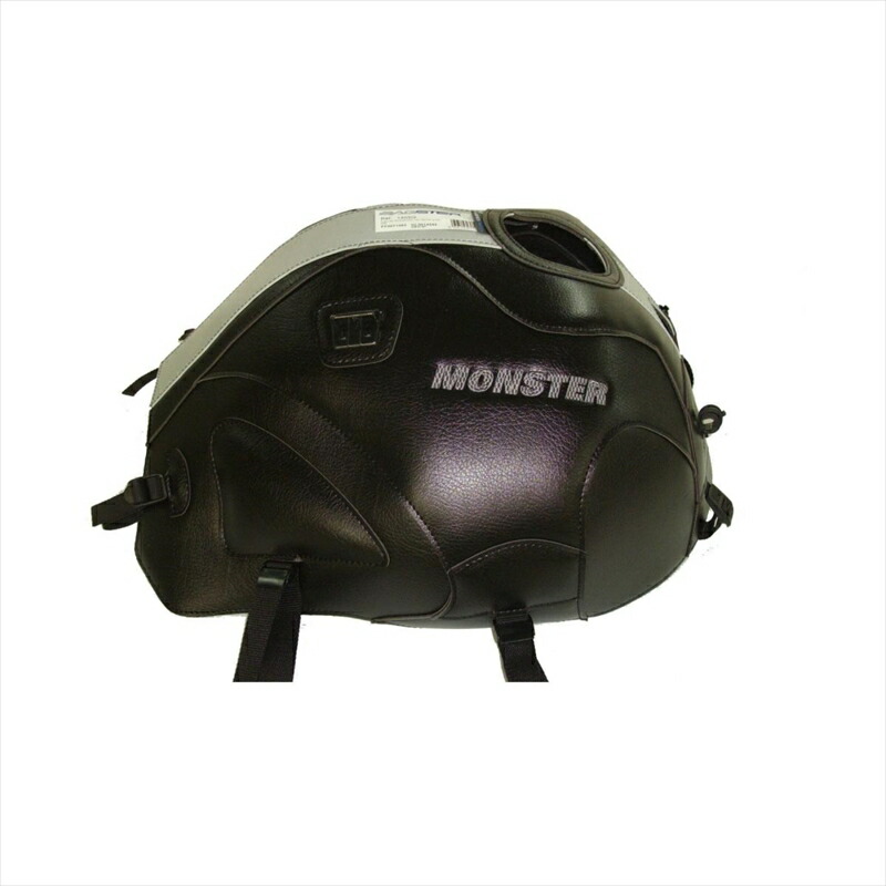 バイクパーツ バグスター タンクカバー ブラック/ライトグレー 1405Q 4547424775740 MONSTER400/600/750/900/1000 S4/S2R/S4R 00-08