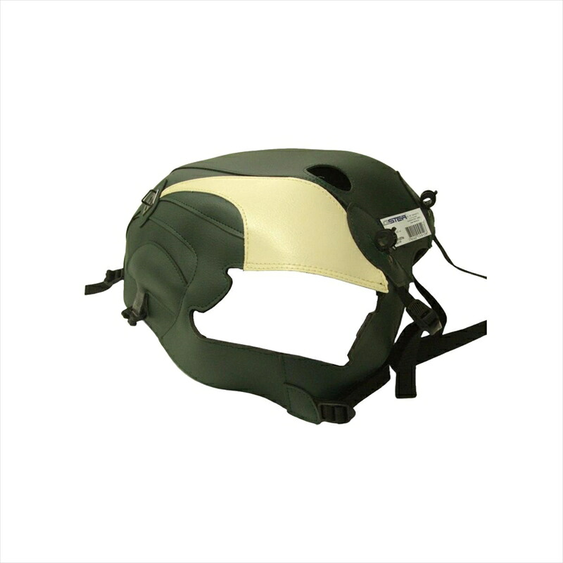 バイクパーツBAGSTER(バグスター) タンクカバー ダークグリーン/クリーム 1308D4547567319511THUNDERBIRD 900 95-03|バイク・バイク用品はとやグループ
