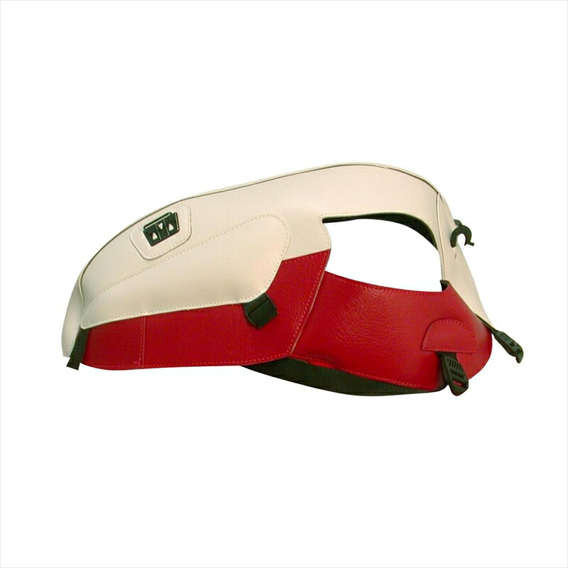 バイクパーツ BAGSTER(バグスター) タンクカバー ホワイト/ダークレッド 1426L 4547567840664 BONNEVILLE 01-07