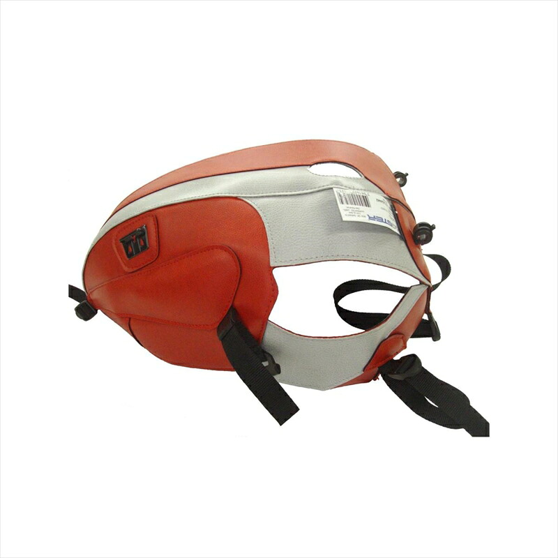 バイクパーツBAGSTER(バグスター) タンクカバー タイルオレンジ/ライトグレー 1426D4547567931324BONNEVILLE 01-07|バイク・バイク用品はとやグループ