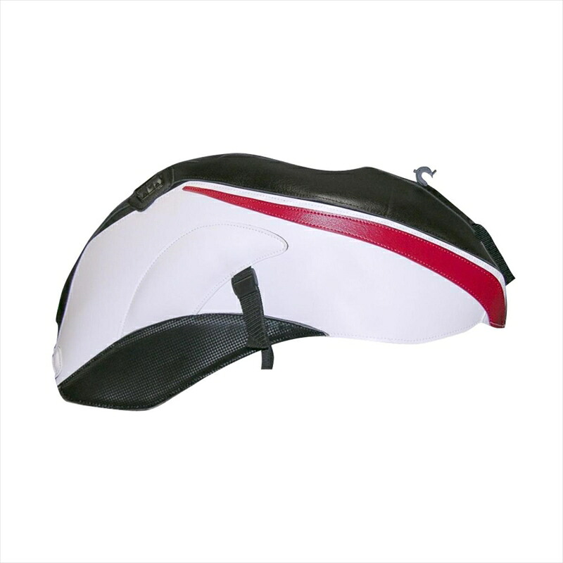 バイクパーツ バグスター タンクカバー ブラック/ホワイト/レッド 1523G 4548664139620 FZ-1 (カウル車不可) 06-12