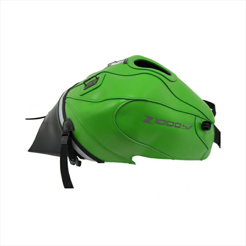 バイクパーツ バグスター タンクカバー キャンディーグリーン/ブラック/シルバー 1613D 4549950195672 Ninja1000(Z1000SX) 11-19