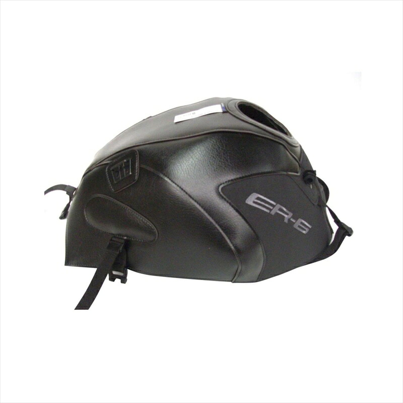 バイクパーツ バグスター タンクカバー ブラック/マットブラック1627D 4548664929658ER6N/F 12-16｜バイク・バイク用品はとやグループ