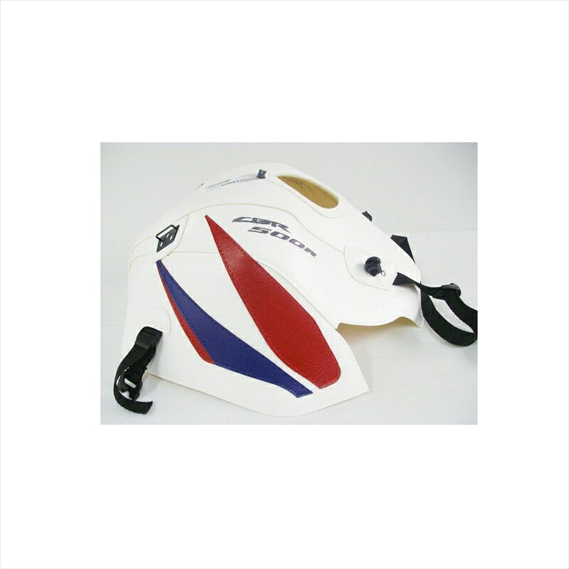 バイクパーツ バグスター タンクカバー ホワイト/レッド/バルティックブルー1643A 4548916279166CBR400R 13-15｜バイク・バイク用品はとやグループ