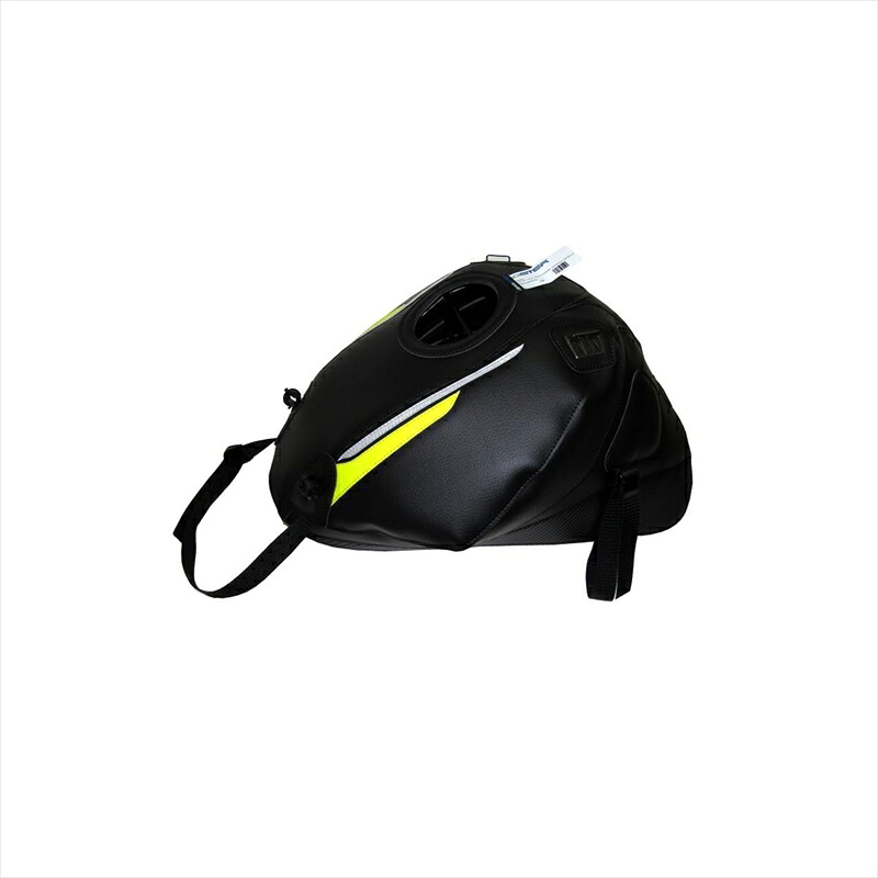 バイクパーツBAGSTER(バグスター) タンクカバー マットブラック/シルバー/イエロー 1655L4550255457846STREET TRIPLE R/S/RS 13-22｜バイク・バイク用品はとやグループ 28,258円